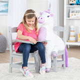 Child’s Wooden Chair Pair – Gray G7