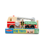 Classic Wooden Fire Truck Play Set P5