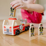 Classic Wooden Fire Truck Play Set P5