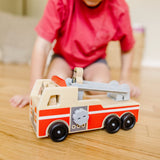 Classic Wooden Fire Truck Play Set P5