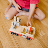 Classic Wooden Fire Truck Play Set P5