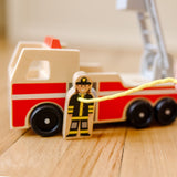 Classic Wooden Fire Truck Play Set P5