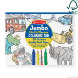 Coloring Pad 3-Pack: Animals, Vehicles, Multi-Theme B0
