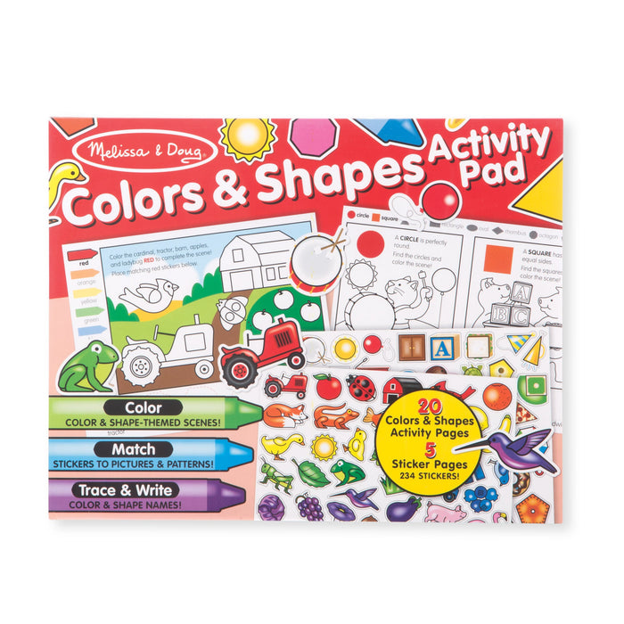 Colors & Shapes Activity Pad R2