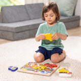 Construction Chunky Puzzle - 6 Pieces J0