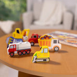 Construction Chunky Puzzle - 6 Pieces J0