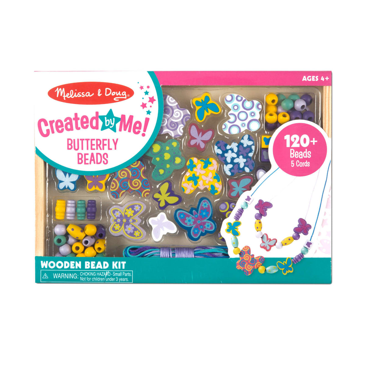 Created by Me! Butterfly Beads Wooden Bead Kit P5