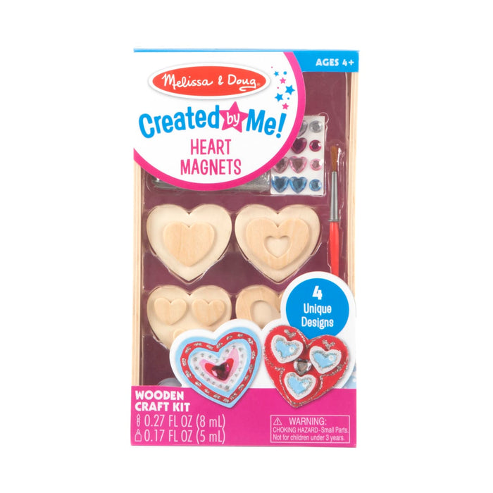 Created by Me! Heart Magnets Wooden Craft Kit G3