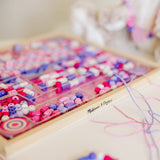 Created by Me! Sparkle & Shimmer Beads Wooden Bead Kit S8