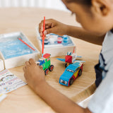 Createed by Me!™ Vehicle Craft Kit 3-Pack: Plane, Train, Race Car T5