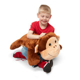 Cuddle Monkey Jumbo Plush Stuffed Animal X5