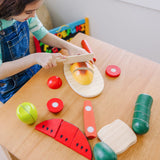 Cutting Food - Wooden Play Food J7