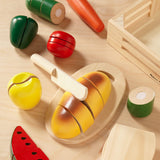 Cutting Food - Wooden Play Food J7