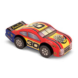 Decorate-Your-Own Wooden Race Car Z8