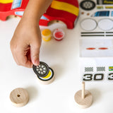 Decorate-Your-Own Wooden Race Car Z8