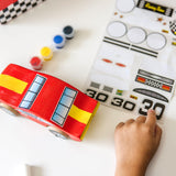 Decorate-Your-Own Wooden Race Car Z8