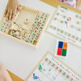Deluxe Wooden Stamp Set - ABCs 123s B6