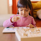 Deluxe Wooden Stamp Set - ABCs 123s B6