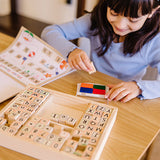 Deluxe Wooden Stamp Set - ABCs 123s B6