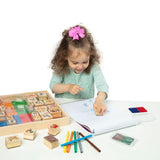 Deluxe Wooden Stamp Set - Animals Y5