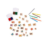Deluxe Wooden Stamp Set - Animals Y5