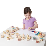 Deluxe Wooden Stamp Set - Animals Y5