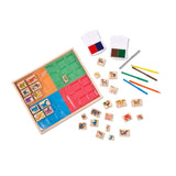 Deluxe Wooden Stamp Set - Animals Y5