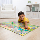 Dinosaur Adventure Tracks Floor Puzzle – 48 Pieces + 2 Wind-Up Dinosaurs A9