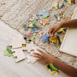 Dinosaur Wooden Jigsaw Puzzle - 24 Pieces K6