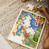 Dinosaur Wooden Jigsaw Puzzle - 24 Pieces K6