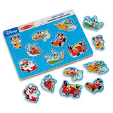 Disney Mickey Mouse & Friends Vehicles Sound Puzzle - 8 Pieces O3