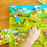Disney Mickey Mouse Wooden Chunky Puzzle Q8