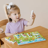 Disney Mickey Mouse Wooden Chunky Puzzle X9