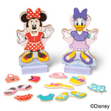 Disney Minnie & Daisy Deluxe Wooden Magnetic Dress-Up Z4