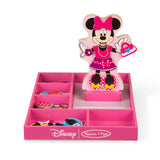 Disney Minnie Wooden Magnetic Dress-Up O3