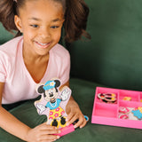Disney Minnie Wooden Magnetic Dress-Up O3