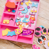 Disney Minnie Wooden Magnetic Dress-Up O3