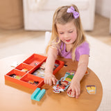 Disney Moana Wooden Magnetic Dress-Up Play Set X5