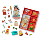 Disney Moana Wooden Magnetic Dress-Up Play Set X5