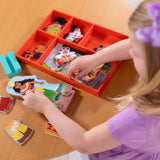 Disney Moana Wooden Magnetic Dress-Up Play Set X5