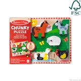 Farm Animals Chunky Puzzle - 8 Pieces O5