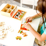 Farm Animals Jigsaw Puzzles in a Box K8