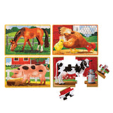 Farm Animals Jigsaw Puzzles in a Box K8