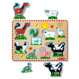 Farm Animals Sound Puzzle - 8 Pieces D8