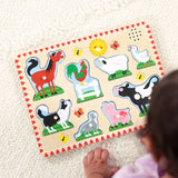 Farm Animals Sound Puzzle - 8 Pieces D8