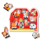 Farm Friends Jumbo Peg Puzzle - 8 Pieces U8
