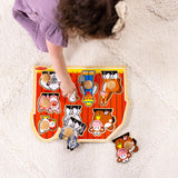 Farm Friends Jumbo Peg Puzzle - 8 Pieces U8