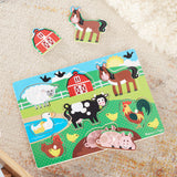 Farm Peg Puzzle - 8 pieces M8