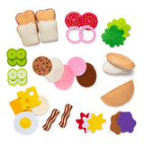 Felt Food Sandwich Play Set Q0