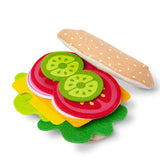 Felt Food Sandwich Play Set Q7